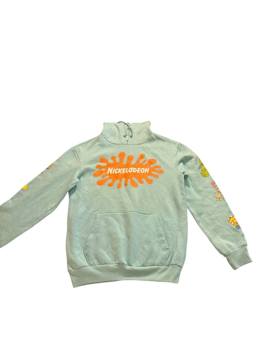 Nickelodeon 90s Characters Graphic Hoodie Size S